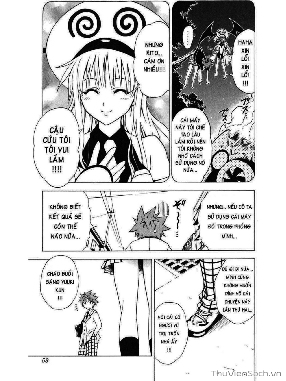 Truyện Tranh Bóng Tối Hoàng Kim - To Love Ru Darkness trang 8