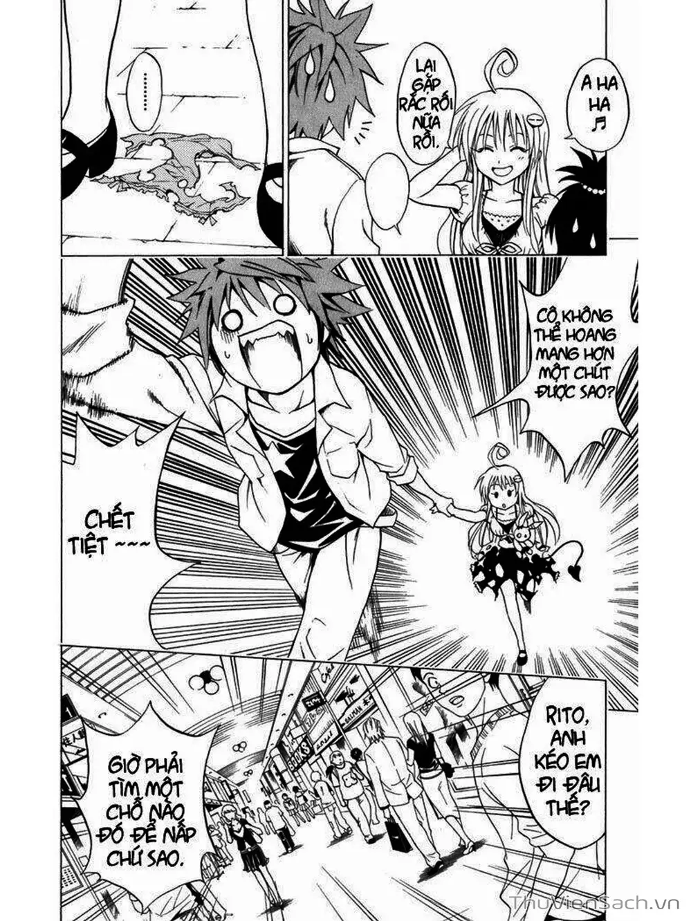 Truyện Tranh Bóng Tối Hoàng Kim - To Love Ru Darkness trang 8