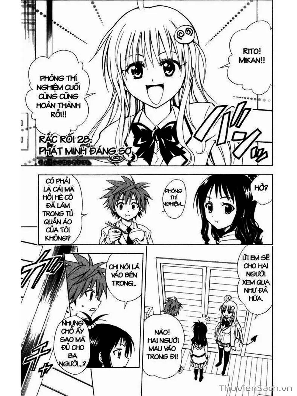 Truyện Tranh Bóng Tối Hoàng Kim - To Love Ru Darkness trang 8