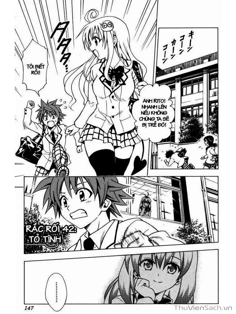 Truyện Tranh Bóng Tối Hoàng Kim - To Love Ru Darkness trang 8