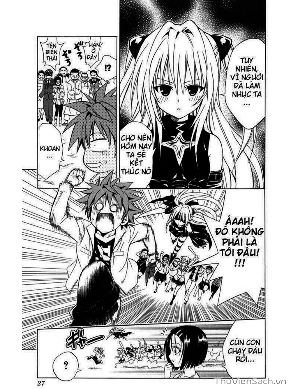 Truyện Tranh Bóng Tối Hoàng Kim - To Love Ru Darkness trang 8