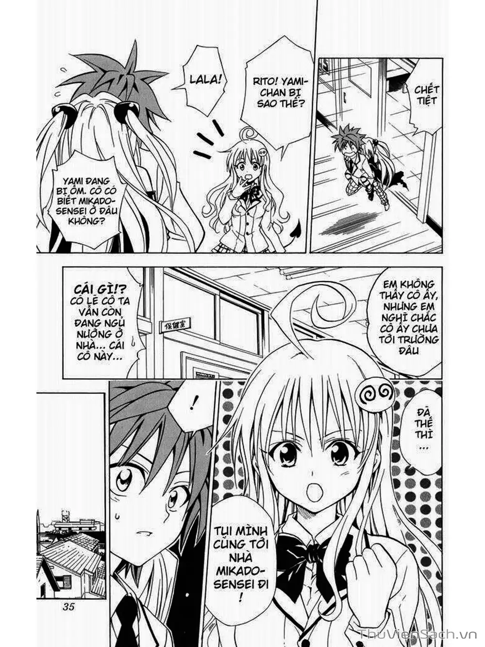 Truyện Tranh Bóng Tối Hoàng Kim - To Love Ru Darkness trang 8