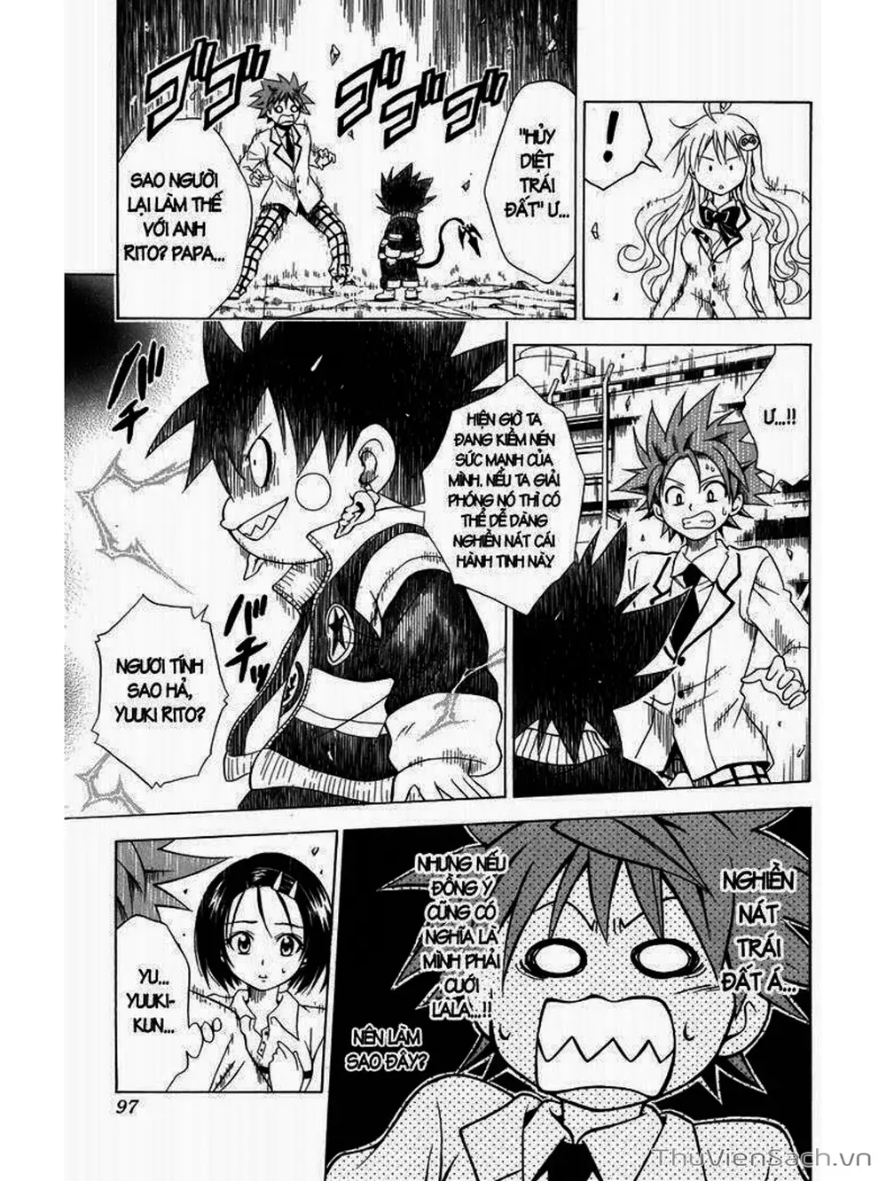 Truyện Tranh Bóng Tối Hoàng Kim - To Love Ru Darkness trang 8