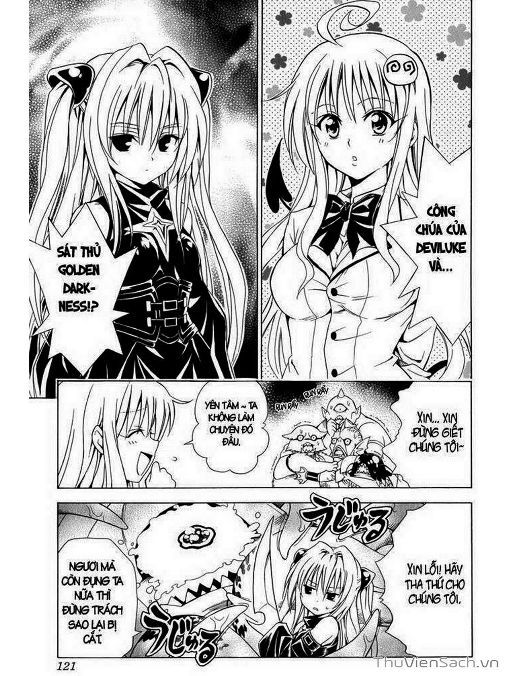 Truyện Tranh Bóng Tối Hoàng Kim - To Love Ru Darkness trang 8