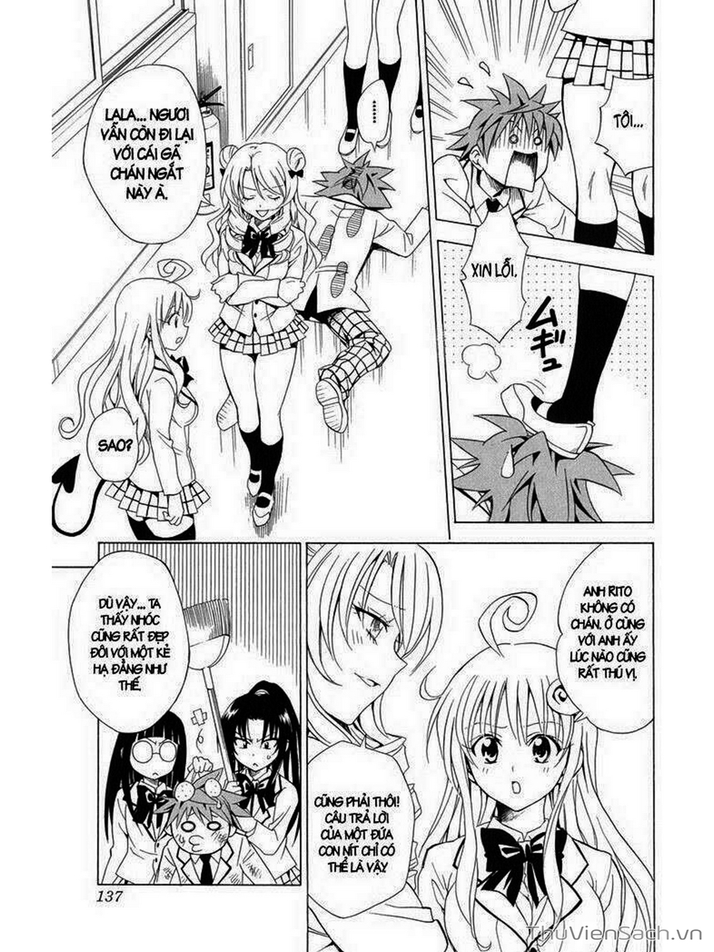 Truyện Tranh Bóng Tối Hoàng Kim - To Love Ru Darkness trang 8