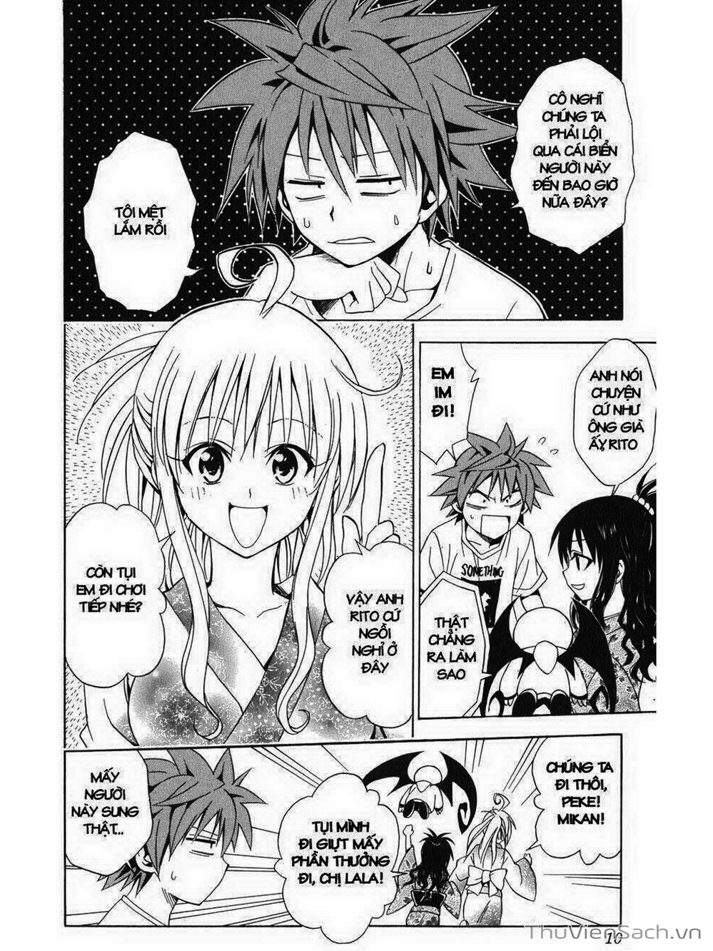 Truyện Tranh Bóng Tối Hoàng Kim - To Love Ru Darkness trang 1295