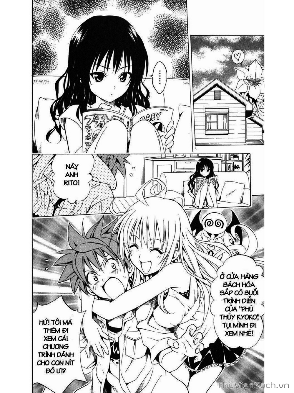 Truyện Tranh Bóng Tối Hoàng Kim - To Love Ru Darkness trang 8