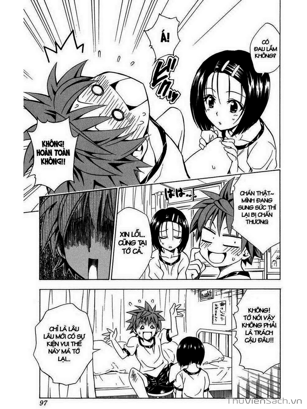 Truyện Tranh Bóng Tối Hoàng Kim - To Love Ru Darkness trang 8