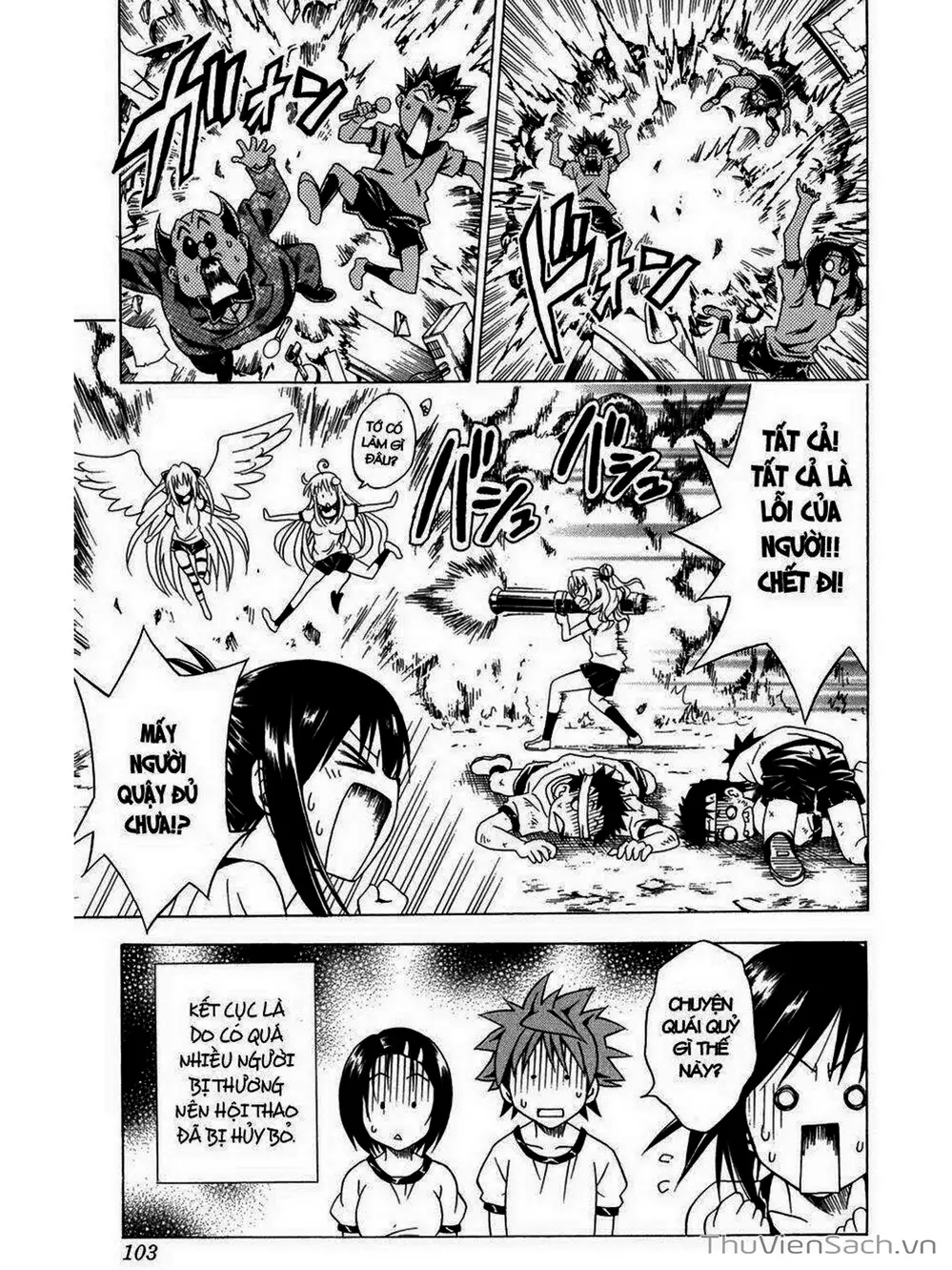 Truyện Tranh Bóng Tối Hoàng Kim - To Love Ru Darkness trang 8