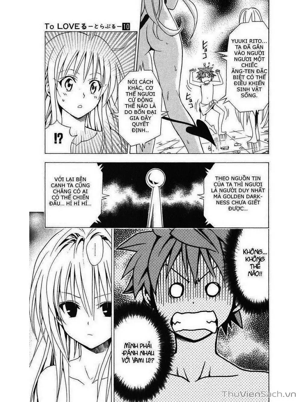 Truyện Tranh Bóng Tối Hoàng Kim - To Love Ru Darkness trang 8