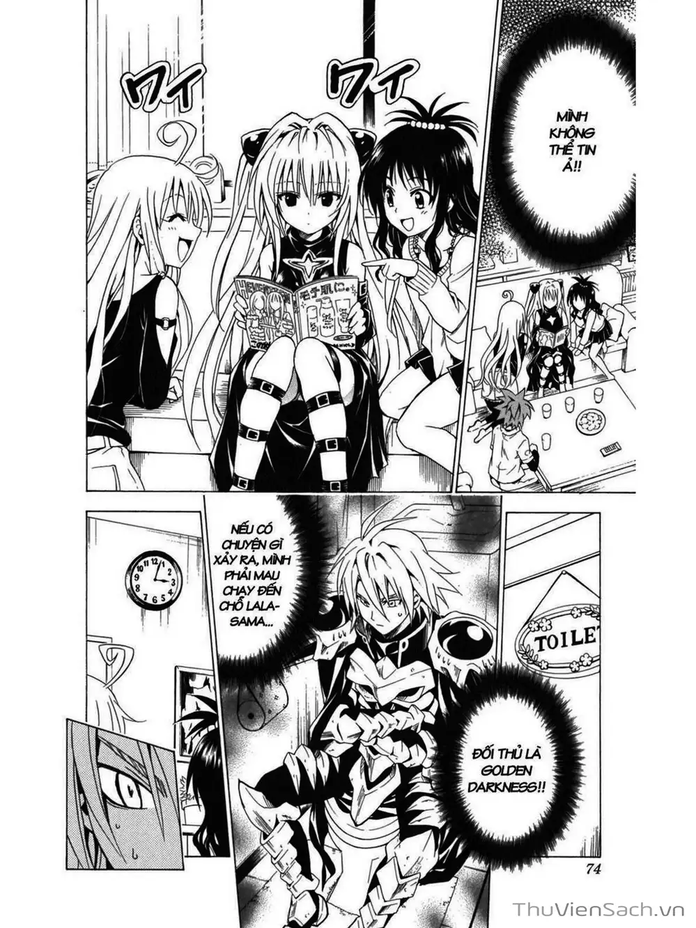 Truyện Tranh Bóng Tối Hoàng Kim - To Love Ru Darkness trang 8