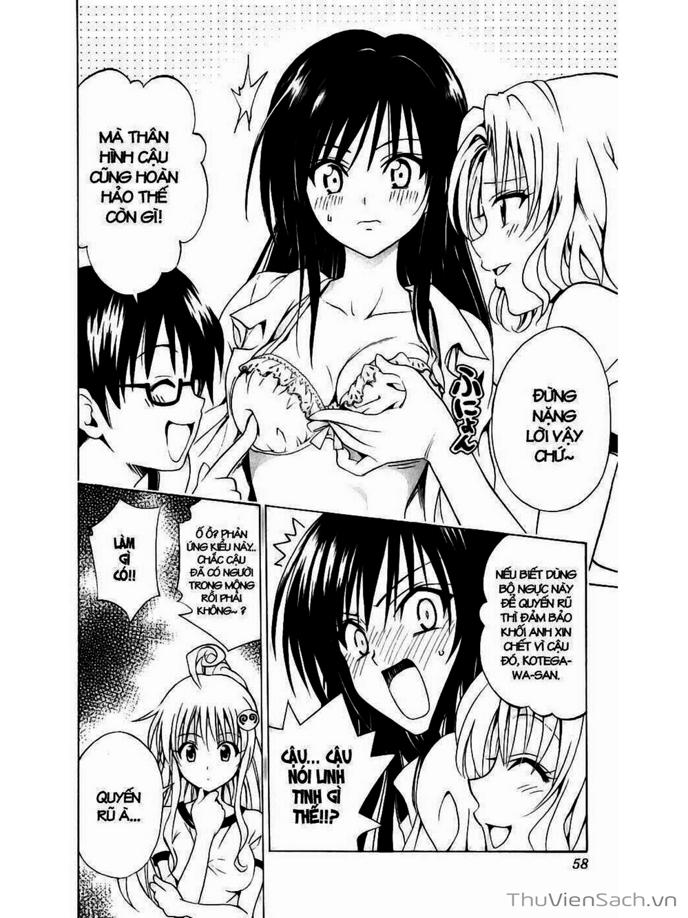 Truyện Tranh Bóng Tối Hoàng Kim - To Love Ru Darkness trang 8