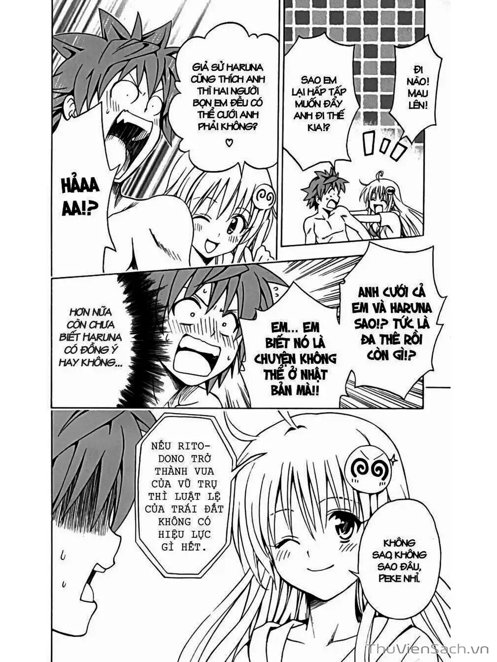 Truyện Tranh Bóng Tối Hoàng Kim - To Love Ru Darkness trang 8