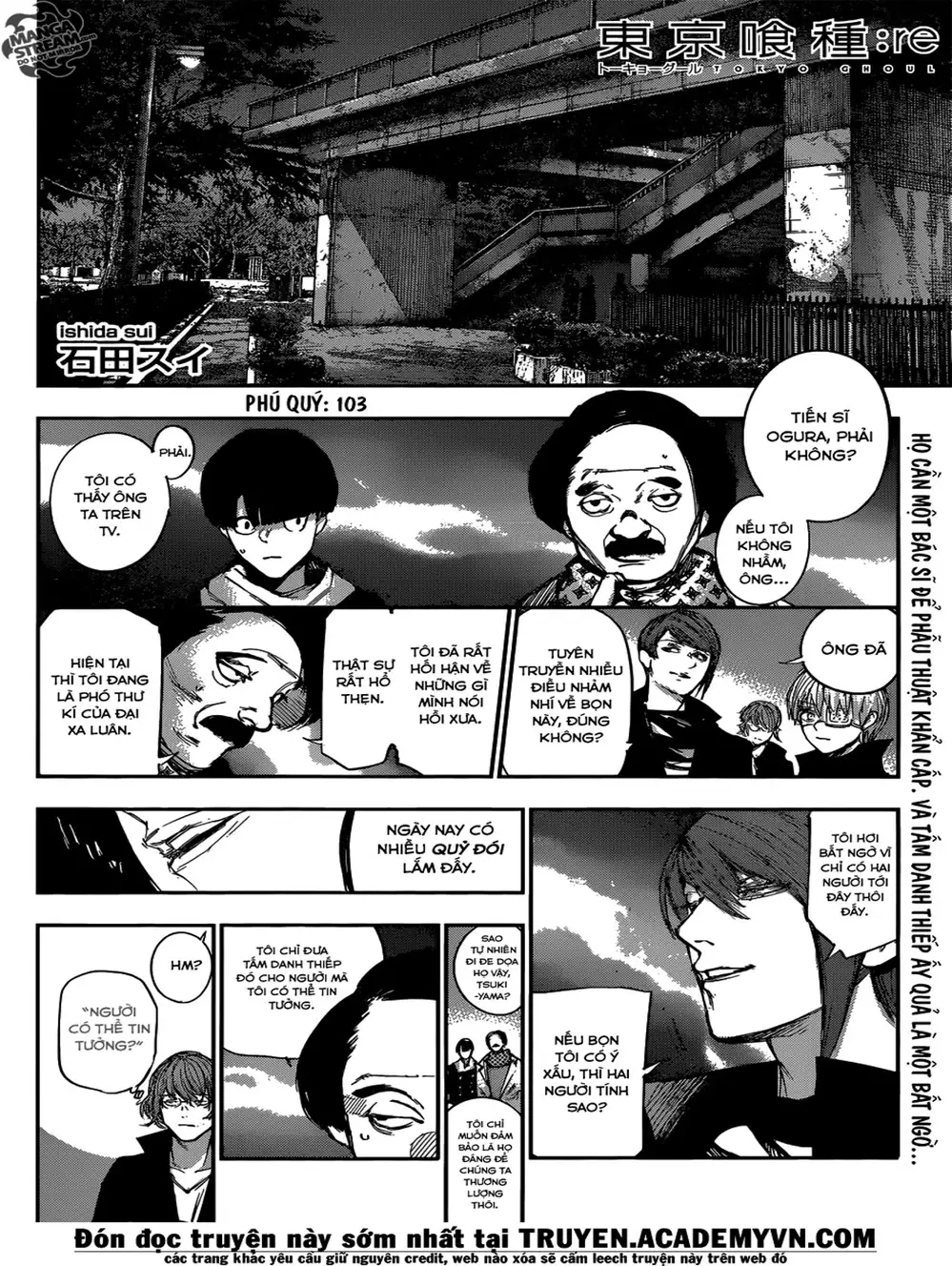 Truyện Tranh Ngạ Quỷ Tokyo - Tokyo Ghoul: Re trang 2