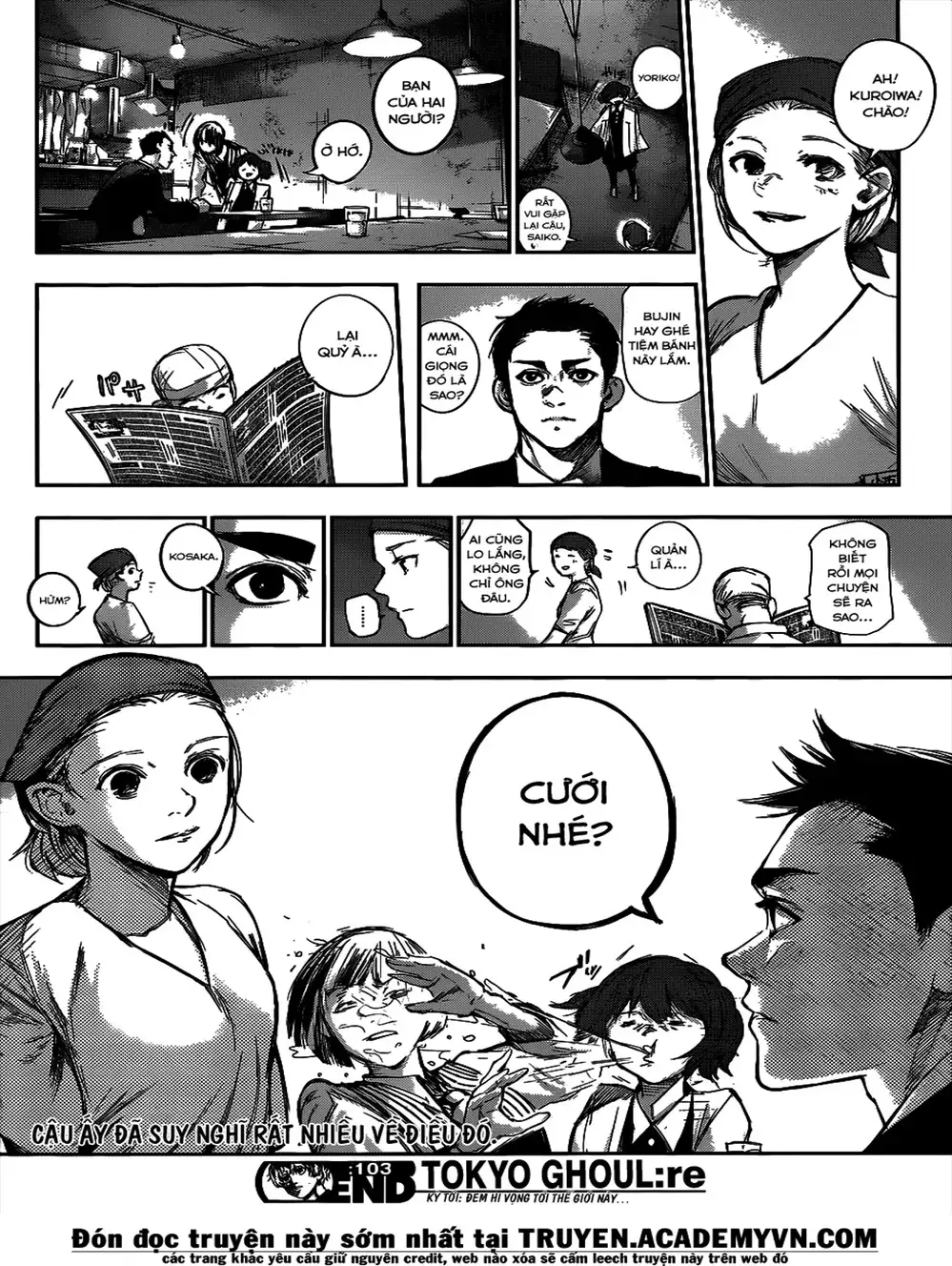 Truyện Tranh Ngạ Quỷ Tokyo - Tokyo Ghoul: Re trang 2