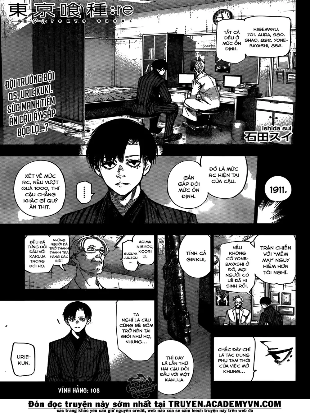 Truyện Tranh Ngạ Quỷ Tokyo - Tokyo Ghoul: Re trang 2