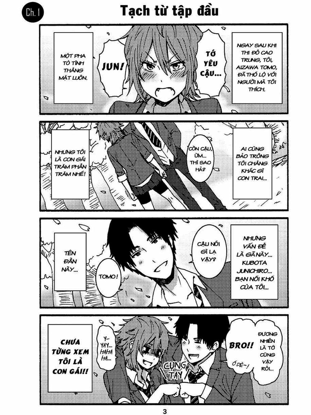 Truyện Tranh Tomo-Chan Là Một Cô Gái! trang 3