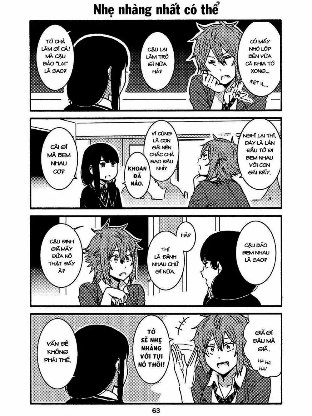 Truyện Tranh Tomo-Chan Là Một Cô Gái! trang 3