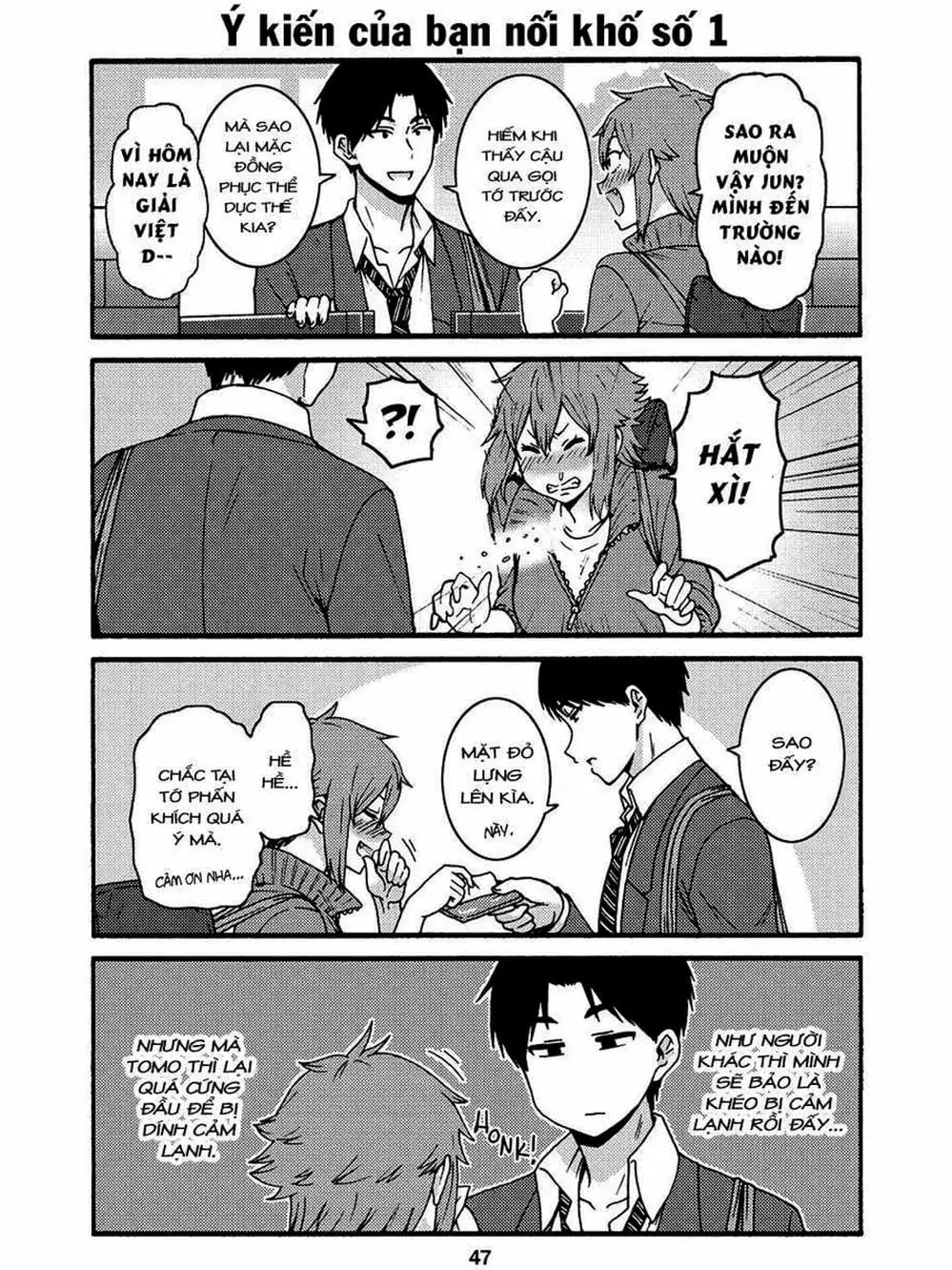 Truyện Tranh Tomo-Chan Là Một Cô Gái! trang 3