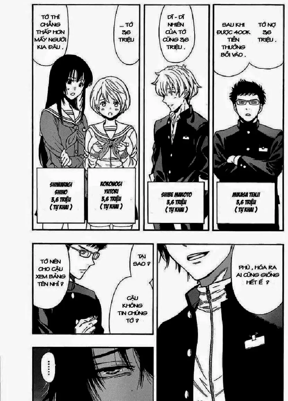 Truyện Tranh Trò Chơi Tình Bạn - Tomodachi Game trang 2