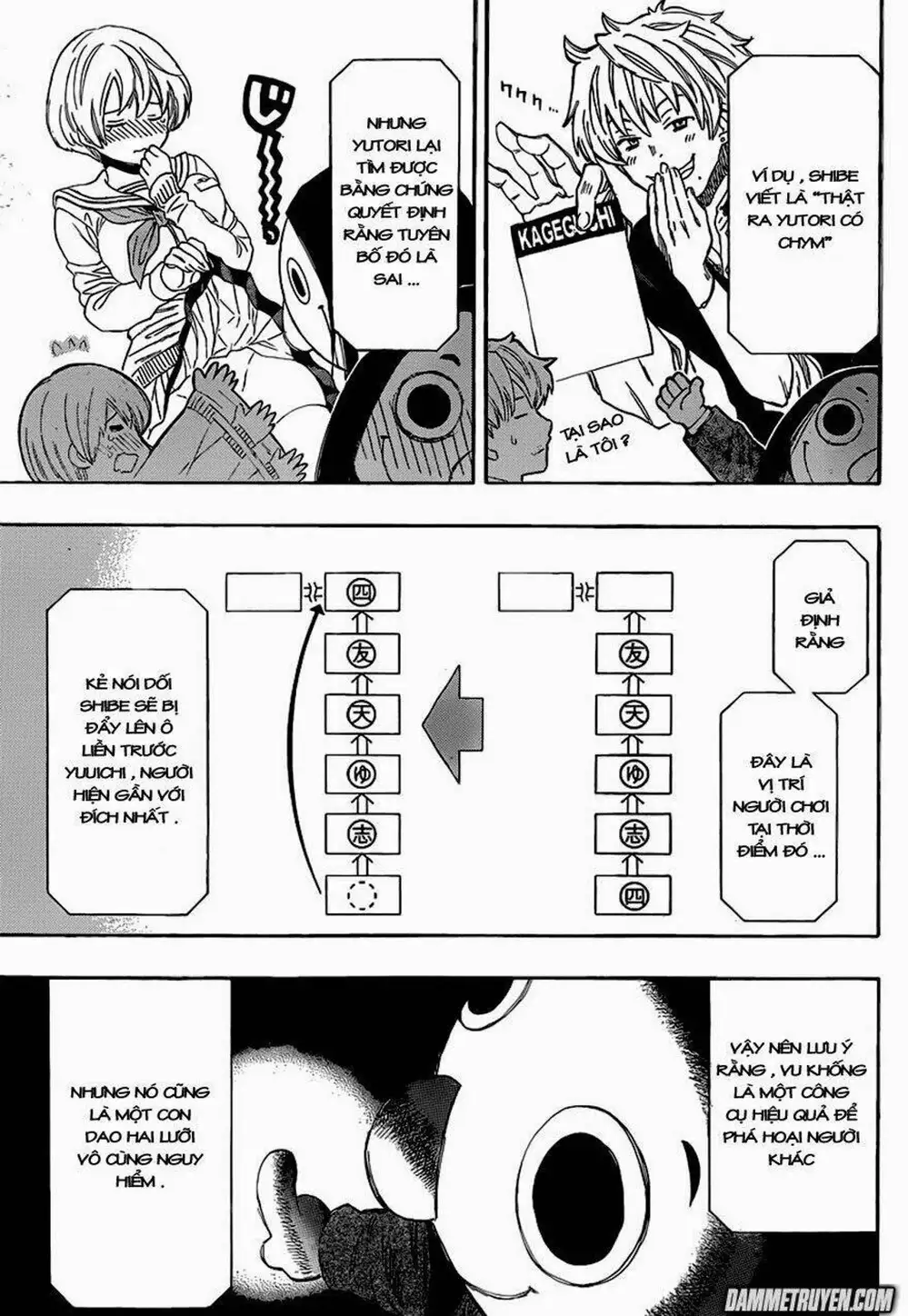 Truyện Tranh Trò Chơi Tình Bạn - Tomodachi Game trang 2