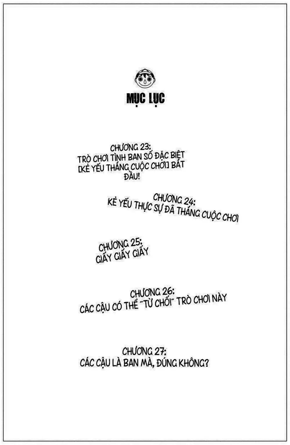 Truyện Tranh Trò Chơi Tình Bạn - Tomodachi Game trang 2