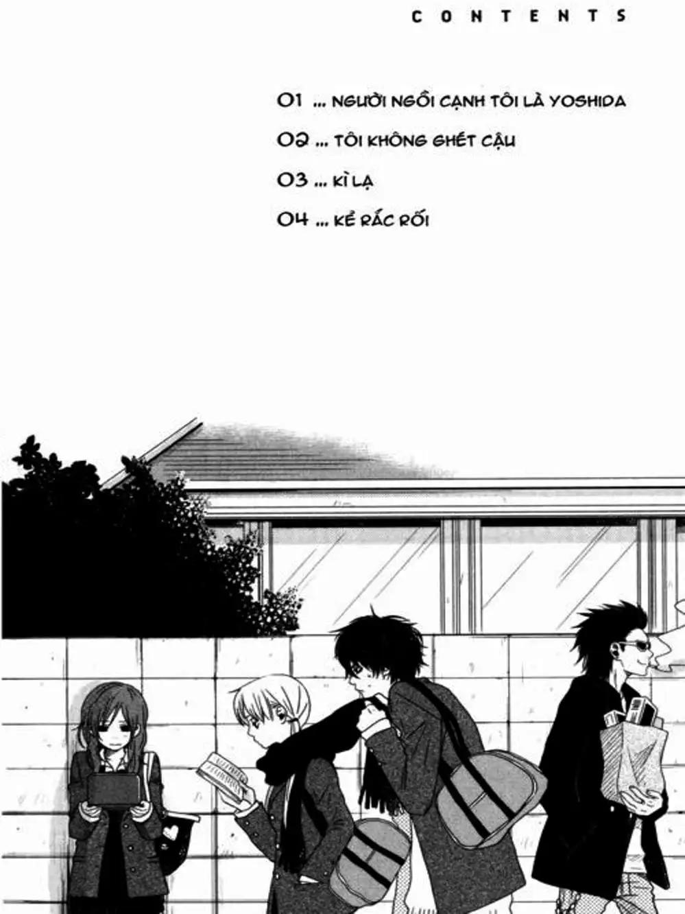 Truyện Tranh Quái Vật Bàn Bên - Tonari No Kaibutsu-Kun trang 4