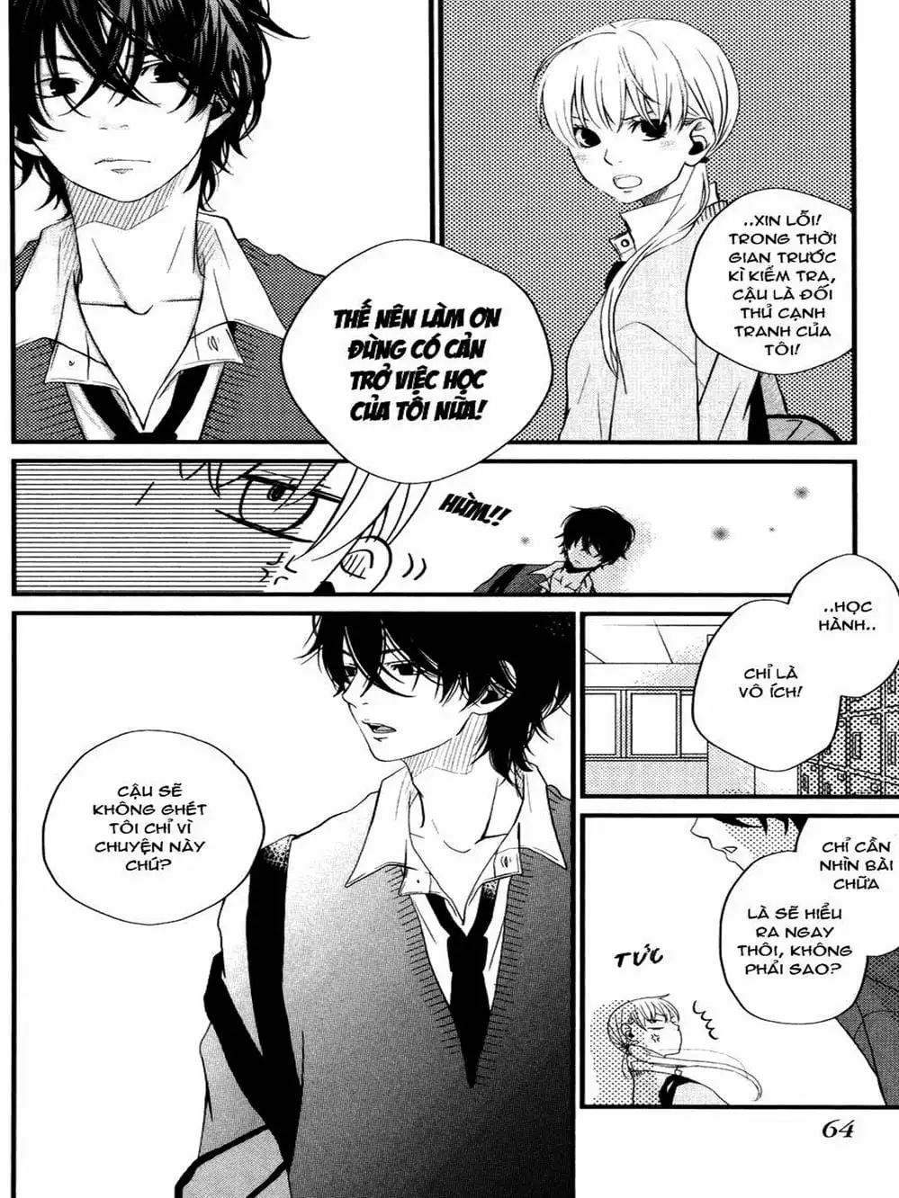 Truyện Tranh Quái Vật Bàn Bên - Tonari No Kaibutsu-Kun trang 4