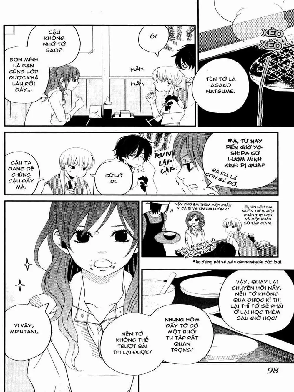 Truyện Tranh Quái Vật Bàn Bên - Tonari No Kaibutsu-Kun trang 4