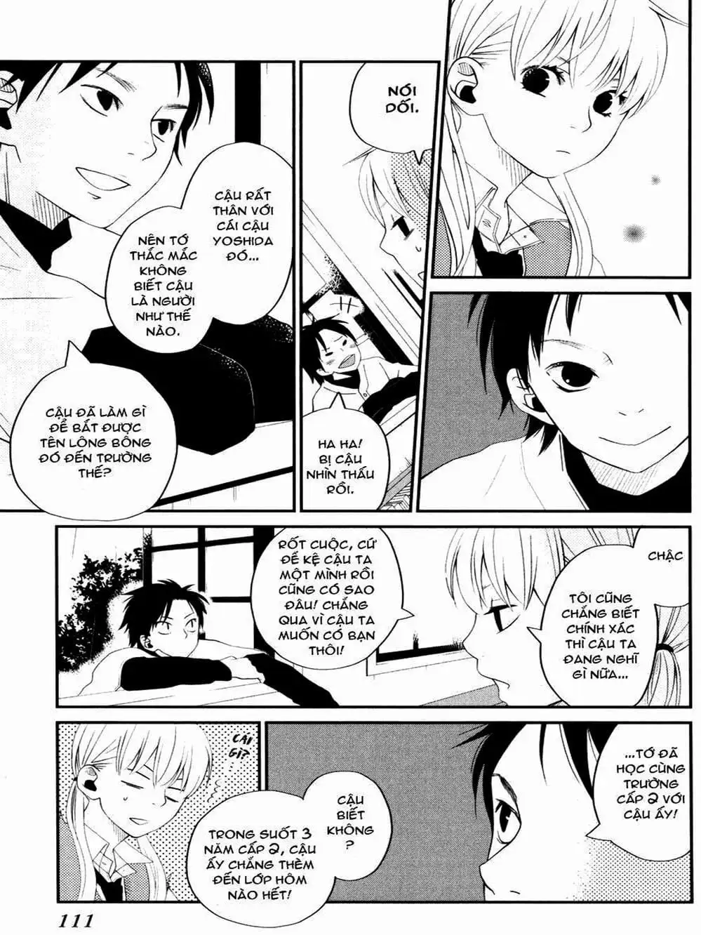 Truyện Tranh Quái Vật Bàn Bên - Tonari No Kaibutsu-Kun trang 4