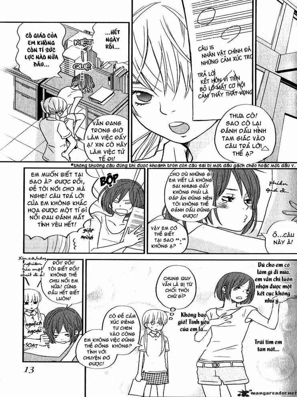 Truyện Tranh Quái Vật Bàn Bên - Tonari No Kaibutsu-Kun trang 4