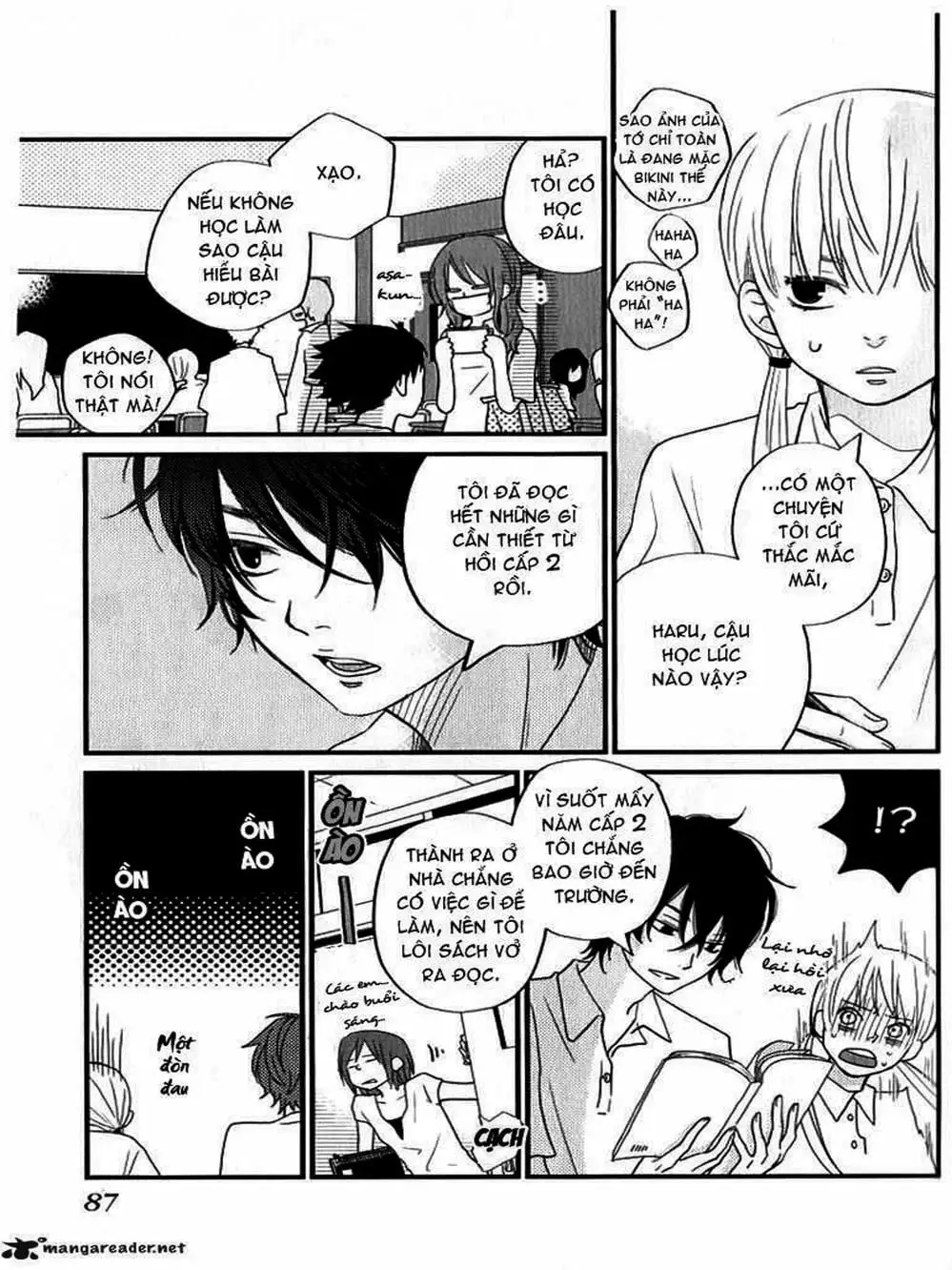 Truyện Tranh Quái Vật Bàn Bên - Tonari No Kaibutsu-Kun trang 4