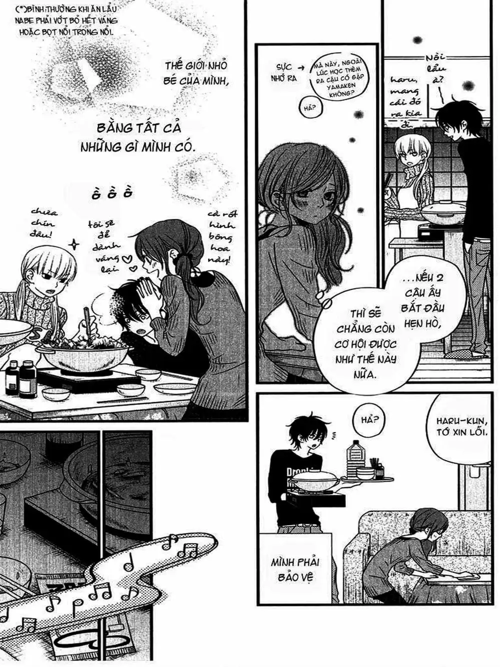 Truyện Tranh Quái Vật Bàn Bên - Tonari No Kaibutsu-Kun trang 4