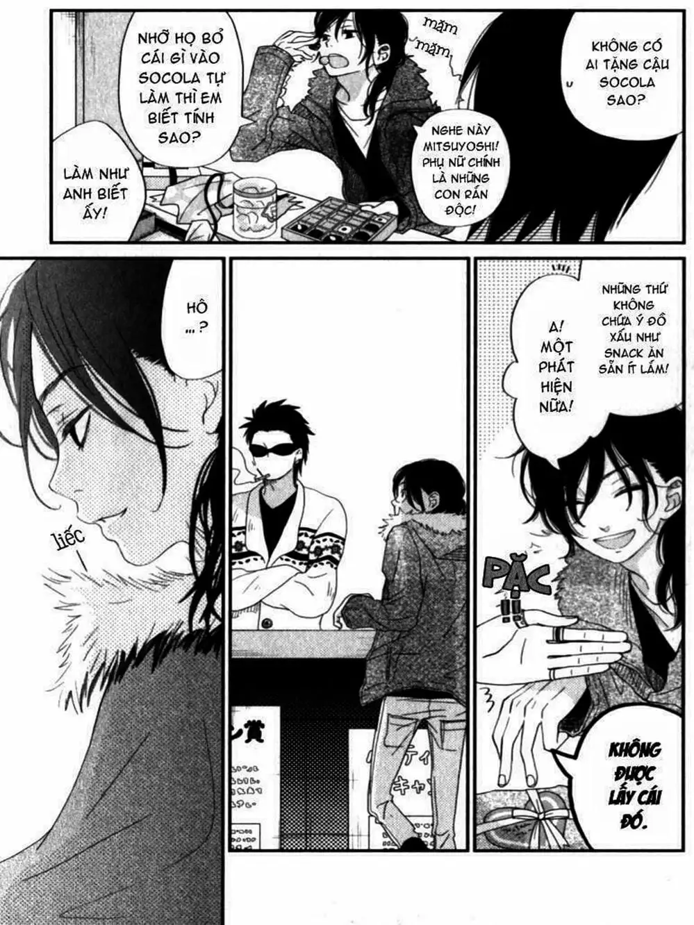 Truyện Tranh Quái Vật Bàn Bên - Tonari No Kaibutsu-Kun trang 4