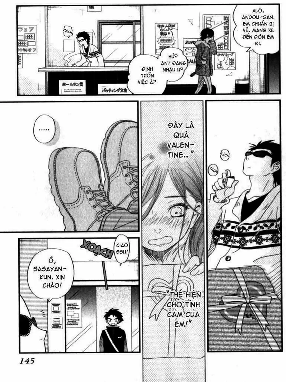 Truyện Tranh Quái Vật Bàn Bên - Tonari No Kaibutsu-Kun trang 4