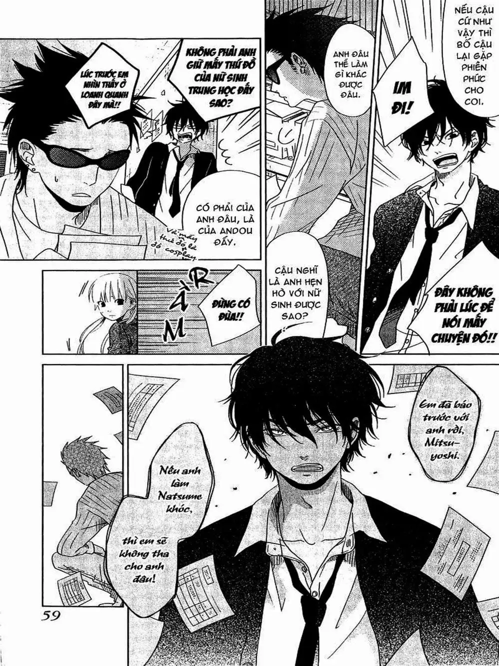 Truyện Tranh Quái Vật Bàn Bên - Tonari No Kaibutsu-Kun trang 4