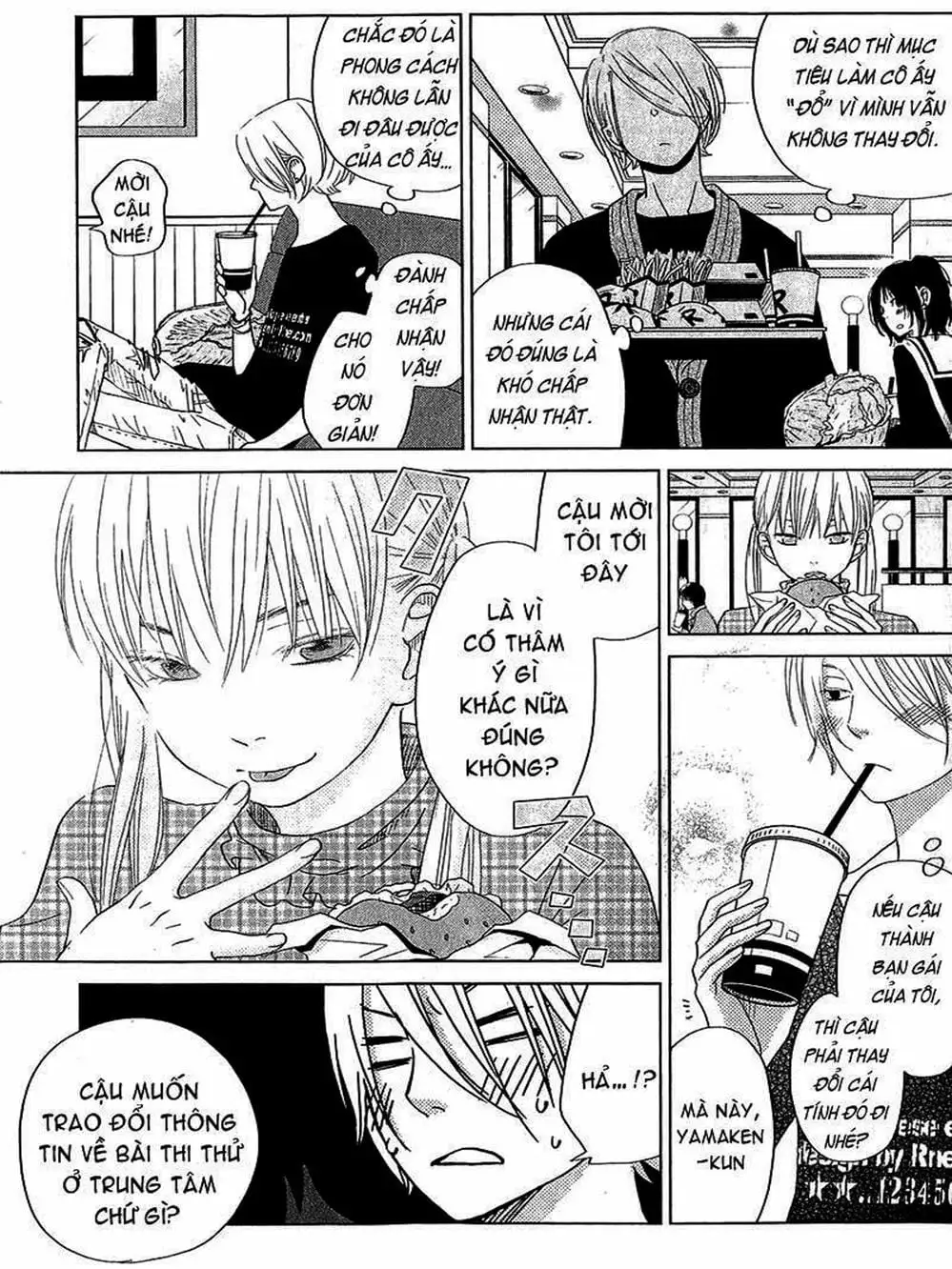 Truyện Tranh Quái Vật Bàn Bên - Tonari No Kaibutsu-Kun trang 4