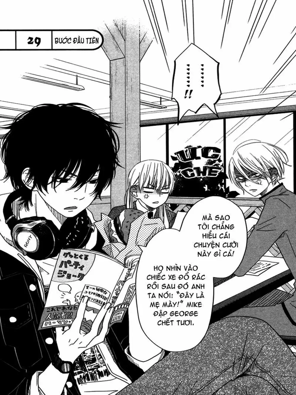 Truyện Tranh Quái Vật Bàn Bên - Tonari No Kaibutsu-Kun trang 4