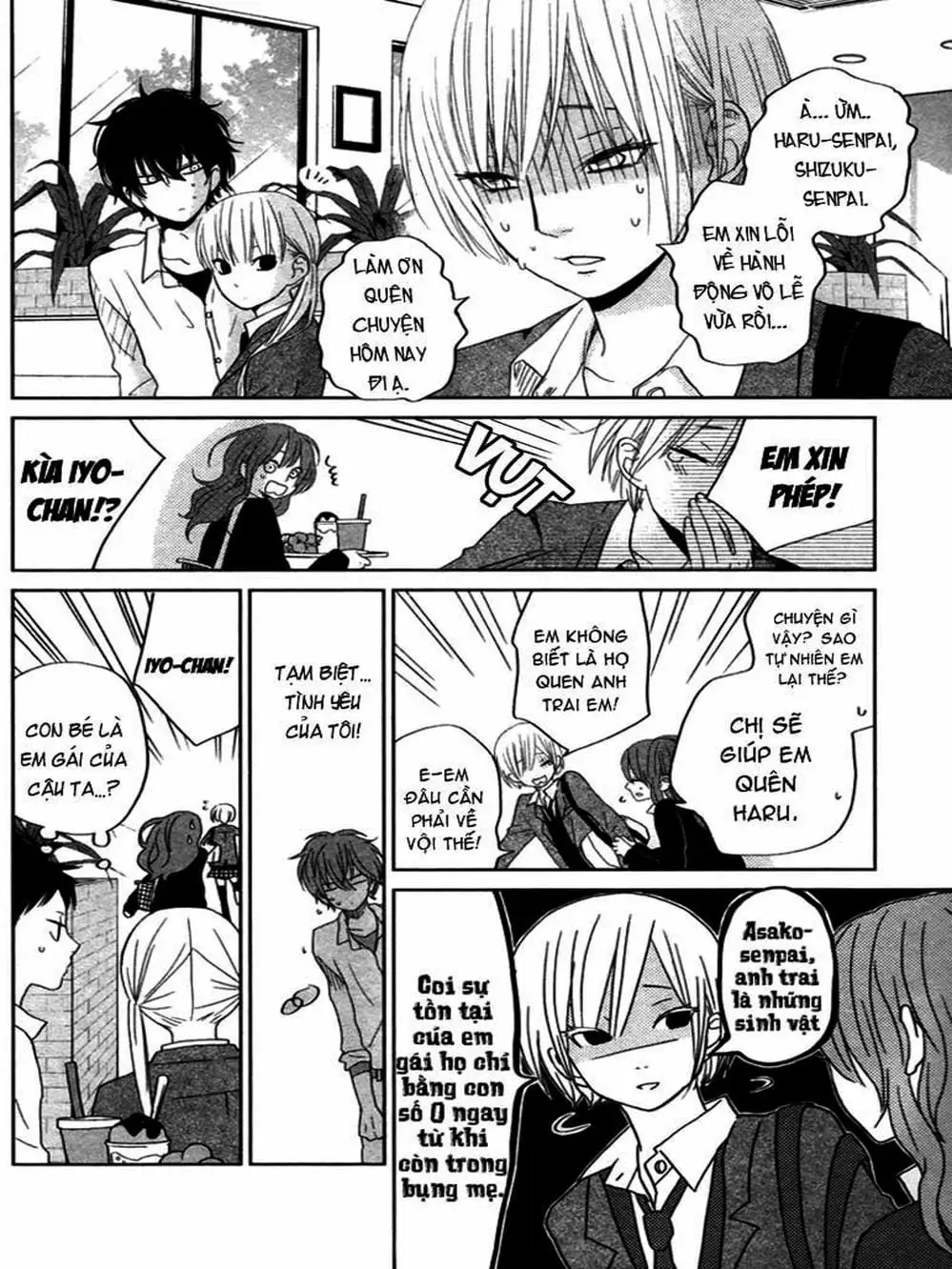 Truyện Tranh Quái Vật Bàn Bên - Tonari No Kaibutsu-Kun trang 4