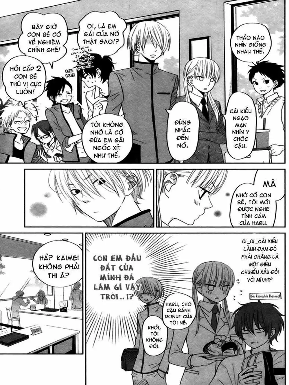 Truyện Tranh Quái Vật Bàn Bên - Tonari No Kaibutsu-Kun trang 4