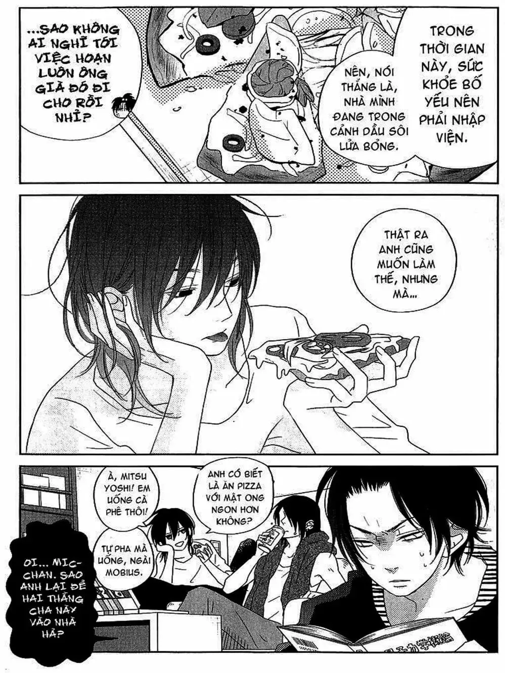 Truyện Tranh Quái Vật Bàn Bên - Tonari No Kaibutsu-Kun trang 4