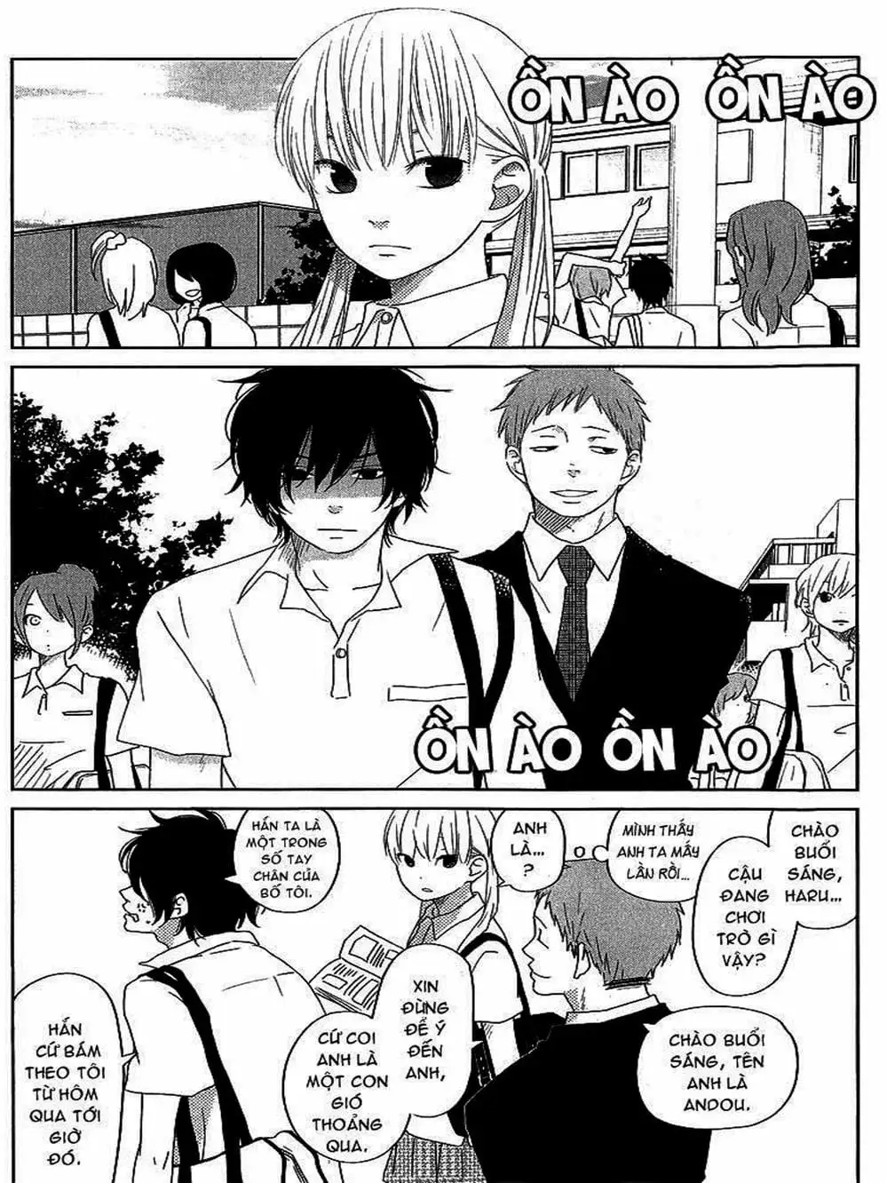 Truyện Tranh Quái Vật Bàn Bên - Tonari No Kaibutsu-Kun trang 4