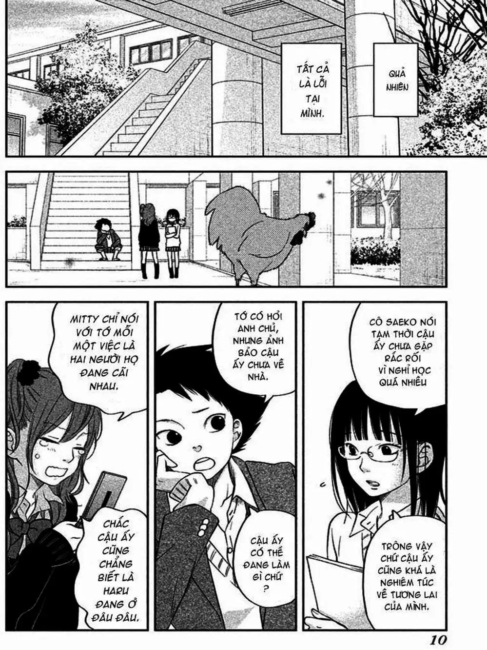 Truyện Tranh Quái Vật Bàn Bên - Tonari No Kaibutsu-Kun trang 4