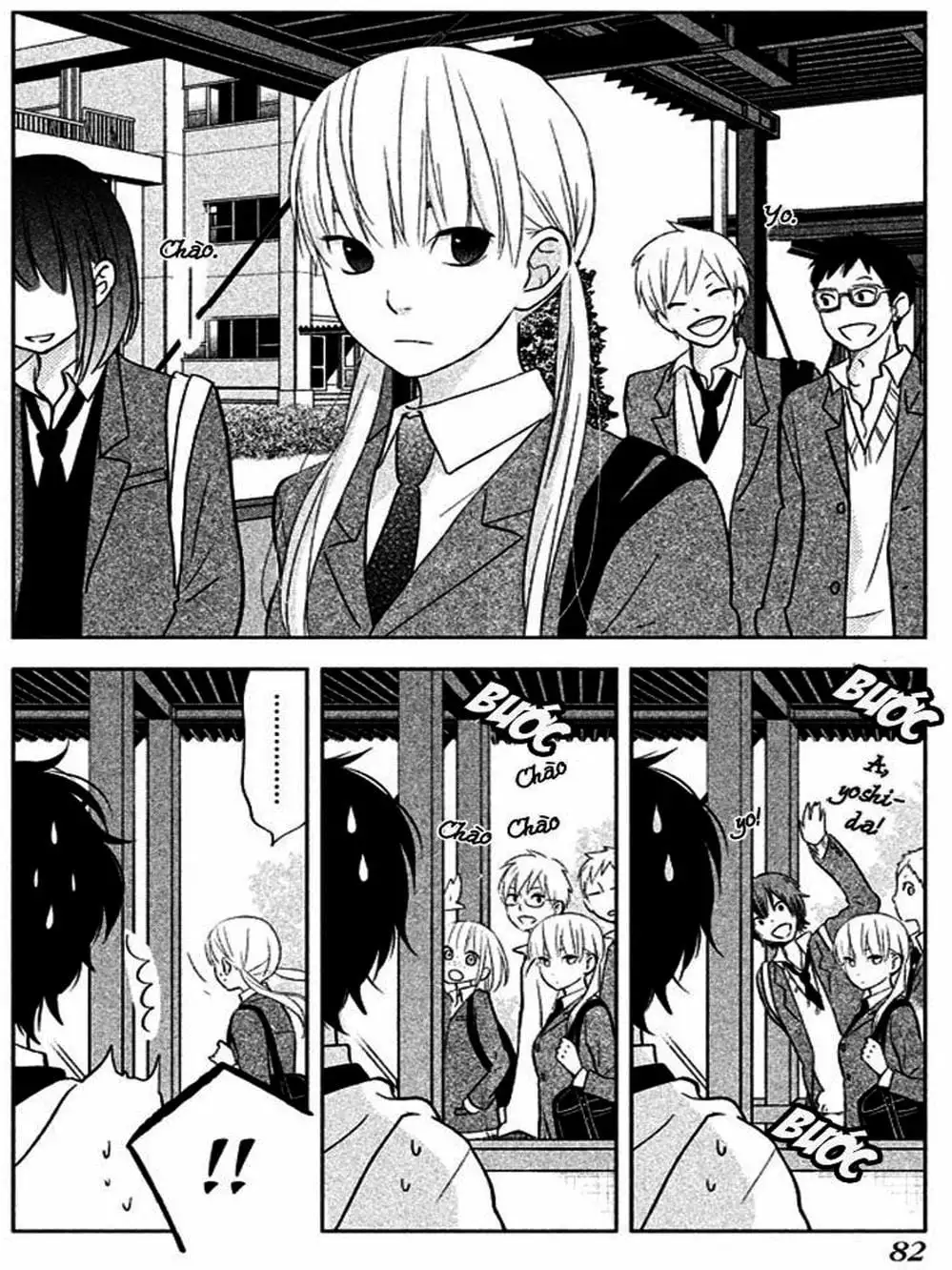 Truyện Tranh Quái Vật Bàn Bên - Tonari No Kaibutsu-Kun trang 4