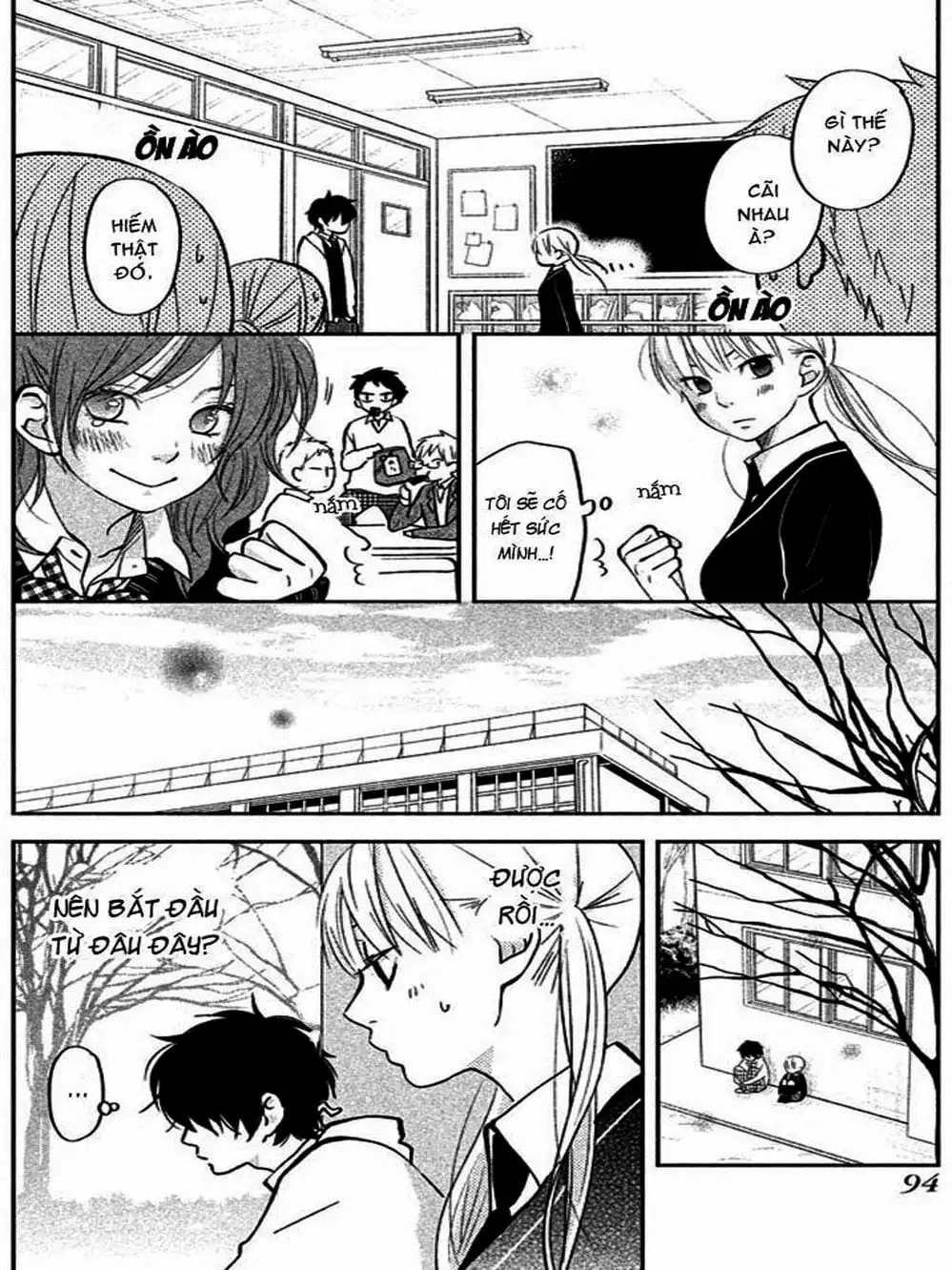 Truyện Tranh Quái Vật Bàn Bên - Tonari No Kaibutsu-Kun trang 4