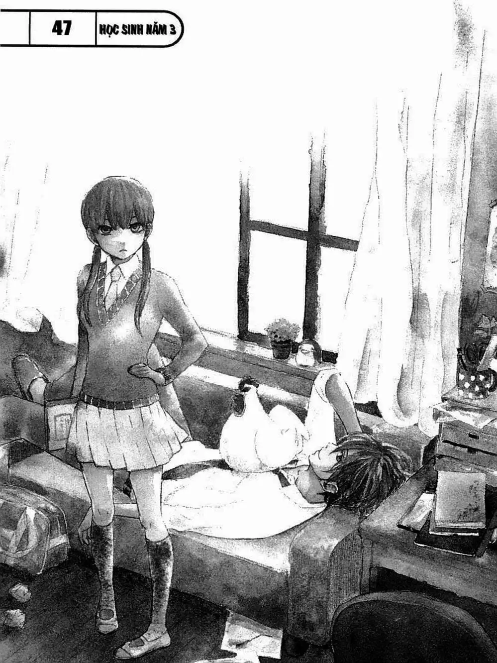 Truyện Tranh Quái Vật Bàn Bên - Tonari No Kaibutsu-Kun trang 4