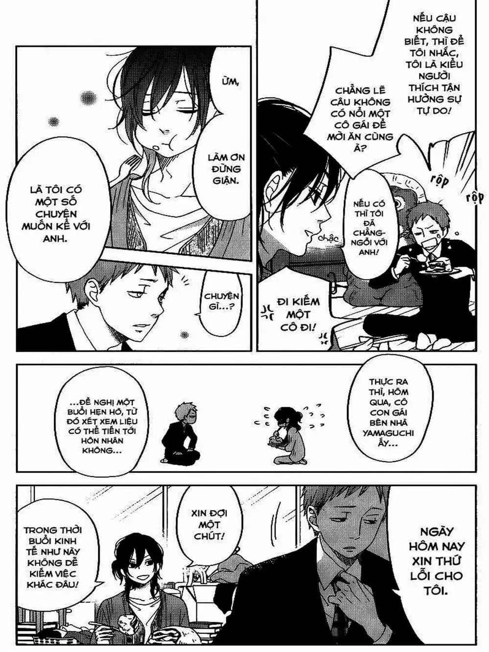 Truyện Tranh Quái Vật Bàn Bên - Tonari No Kaibutsu-Kun trang 4