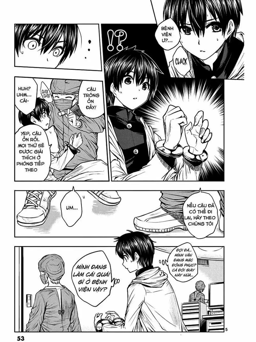 Truyện Tranh Trò Chơi Sinh Tồn - Deatte 5 Byou De Battle trang 3