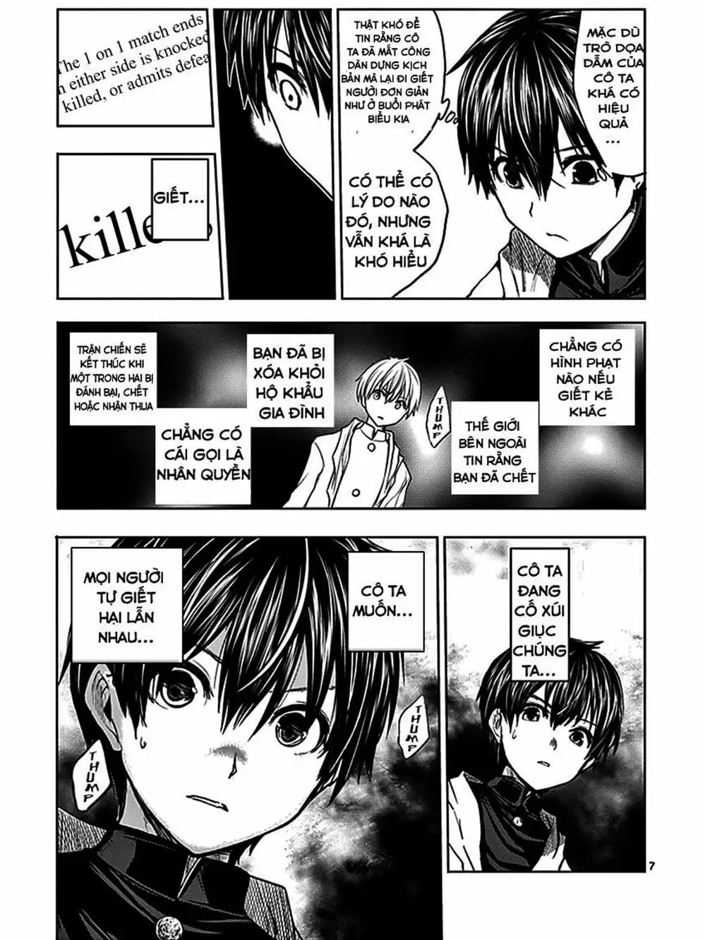 Truyện Tranh Trò Chơi Sinh Tồn - Deatte 5 Byou De Battle trang 3