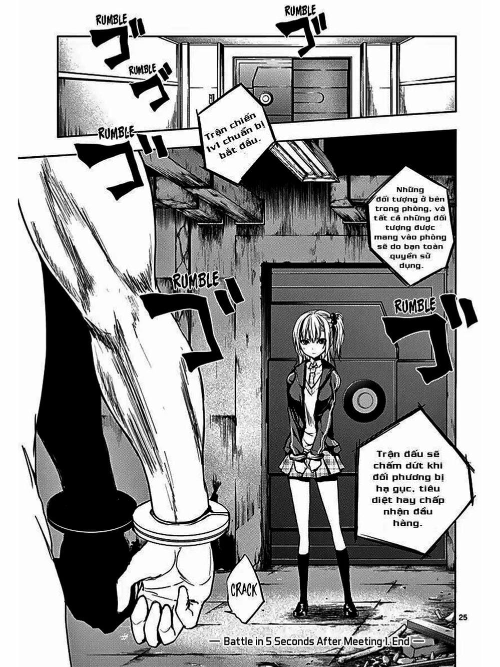 Truyện Tranh Trò Chơi Sinh Tồn - Deatte 5 Byou De Battle trang 3